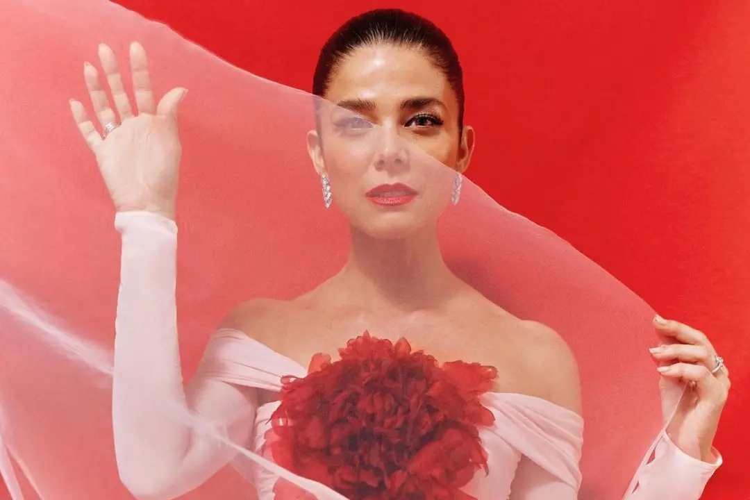 Juana Acosta lució uno de los peinados y maquillaje más acertados de la gala / Instagram @juanaacosta