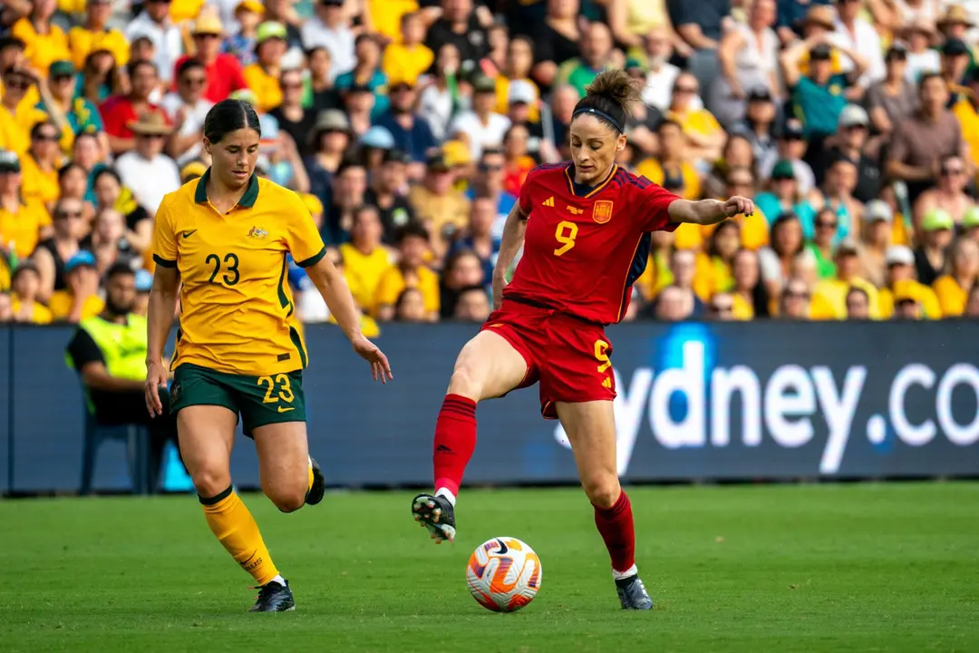 Australia - España de la Copa de Naciones | Fuente: @SEFutbolFem