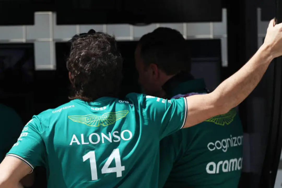 Fernando Alonso en los test de pretemporada de Baréin | Fuente: Getty Images
