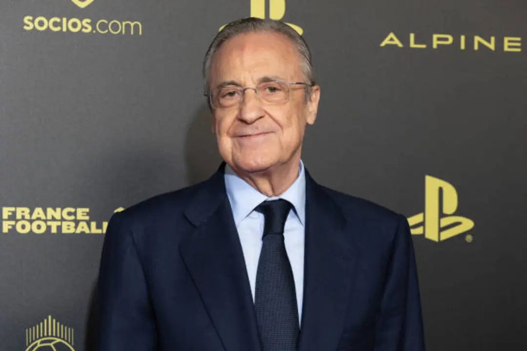 Florentino Pérez en la gala del Balón de Oro | Fuente: Getty Images