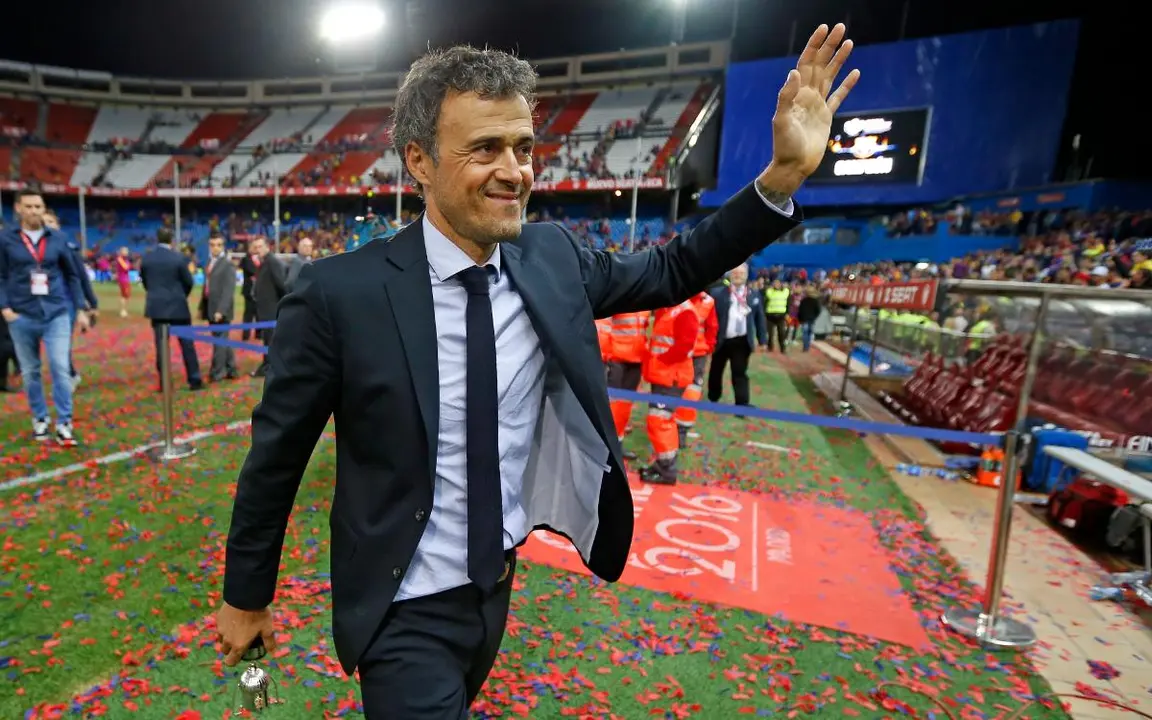 Luis Enrique en el Camp Nou | Fuente: FC Barcelona