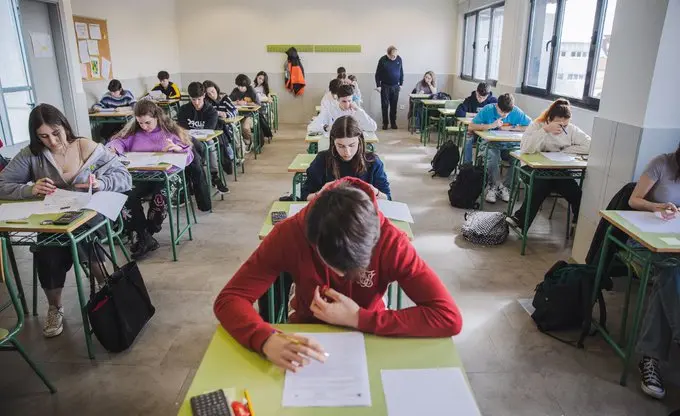 Estudiantes participantes en la prueba piloto de acceso a la universidad | Imagen La Moncloa