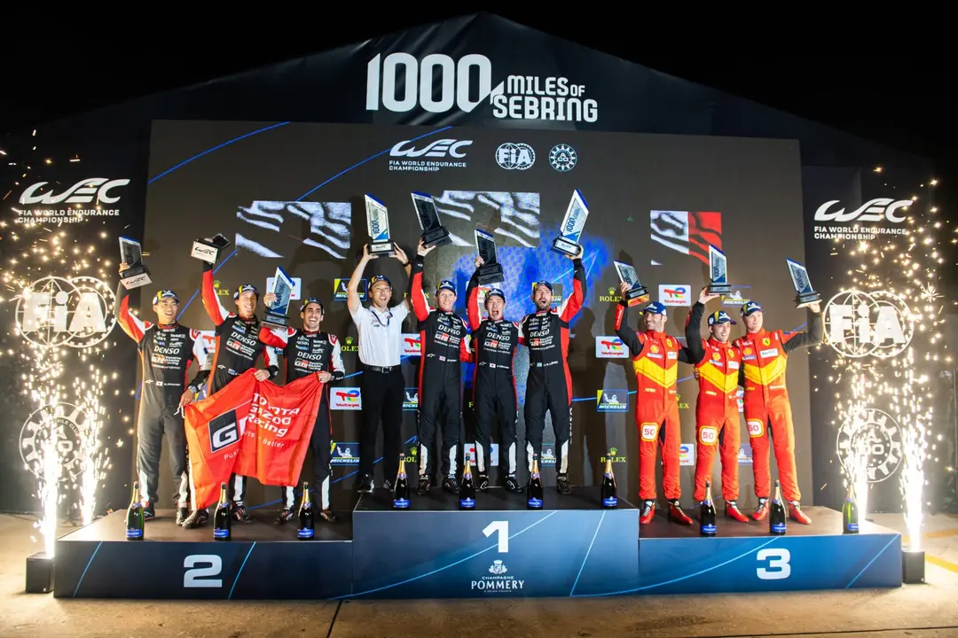 Sébastien Buemi, Brendon Hartley, Ryo Hirakawa, Mike Conway, Jose Maria Lopez, Kamui kobayashi 
TOYOTA GAZOO Racing. 
World Endurance Championship
1000 Miles of Sebring
Sebring Circuit Florida, USA
13th to 17th March 2023