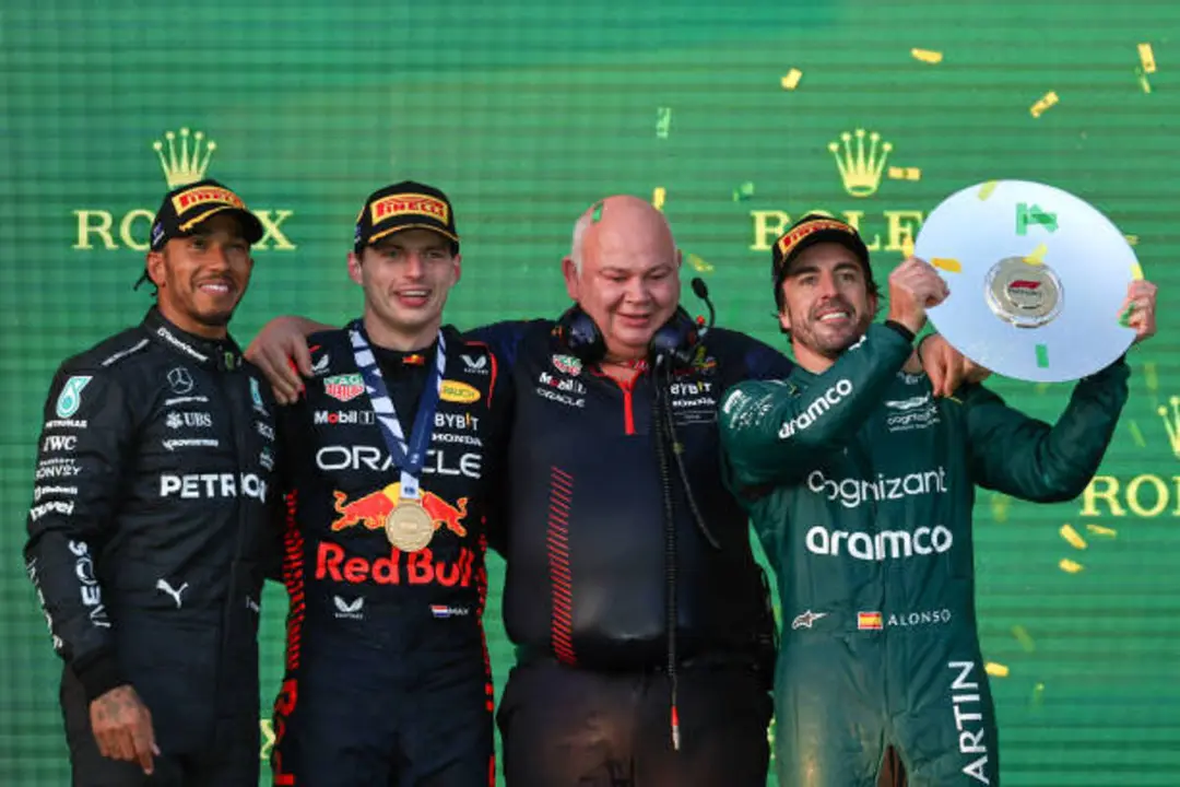 Podio del Gran Premio de Australia 2023 de Fórmula 1 | Fuente: Getty Images