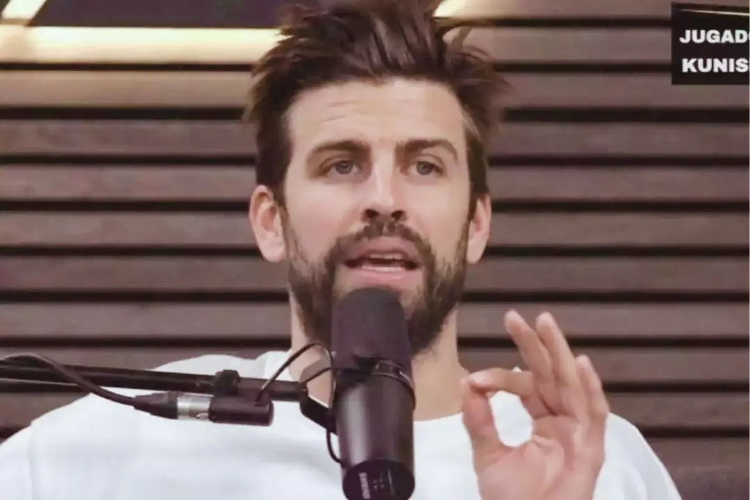 Gerard Piqué durante sus intervenciones en 'After Kings'