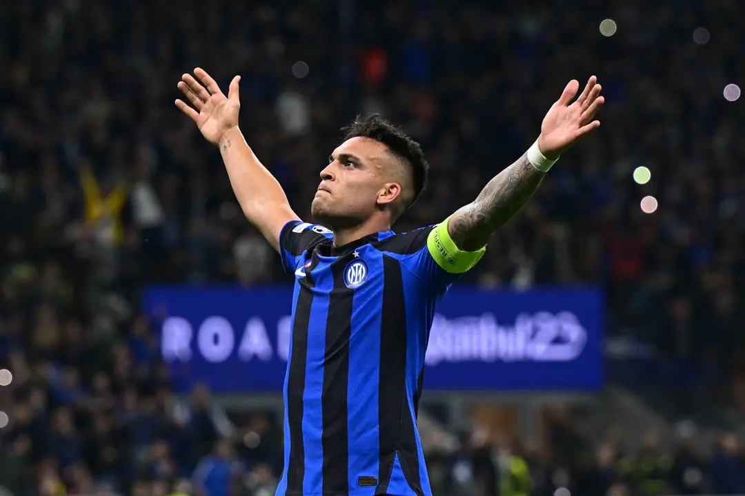 Lautaro Martínez en el Inter de Milan-Milan | Fuente: @Inter_es