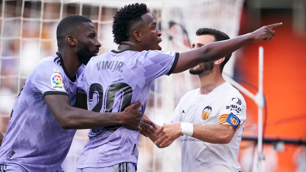 Vinícius Jr en el Valencia-Real Madrid | Fuente: Getty Images