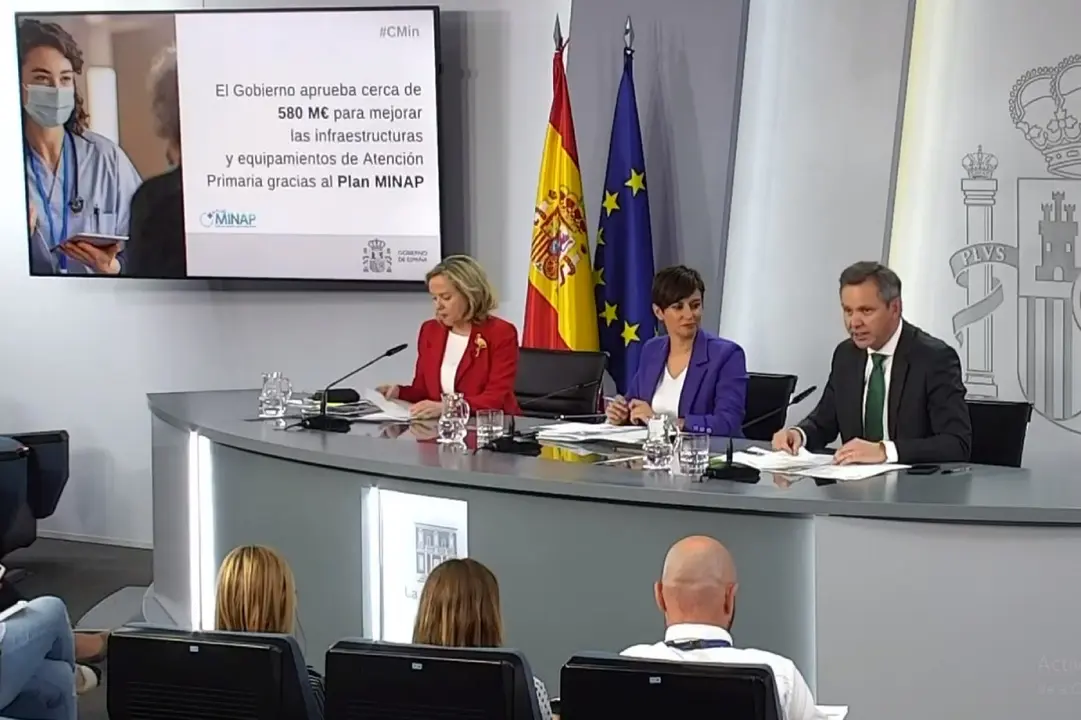 Rueda de prensa tras el Consejo de Ministros