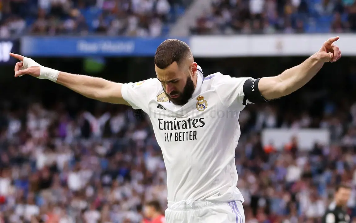 Karim Benzema en el Santiago Bernabeu | Fuente: Getty Images