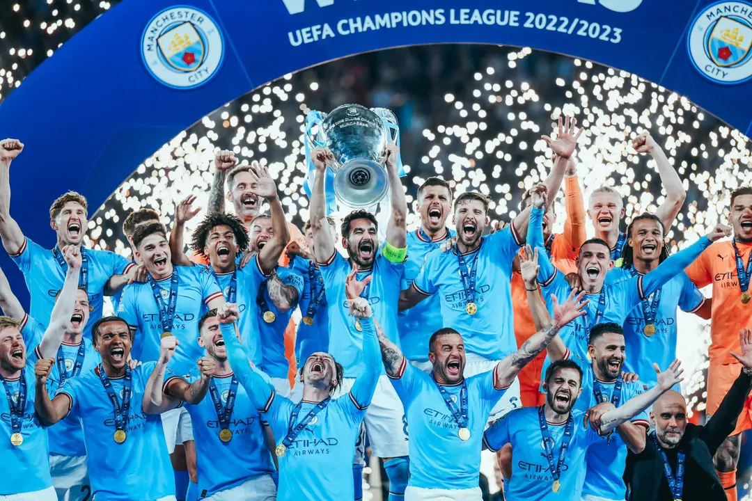 El Manchester City levanta la primera Champions League de su historia | Fuente: @ManCityES