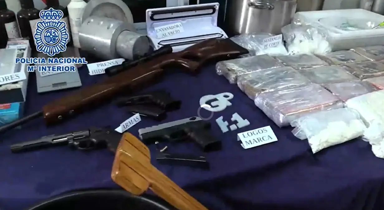 Captura vídeo Policía Nacional