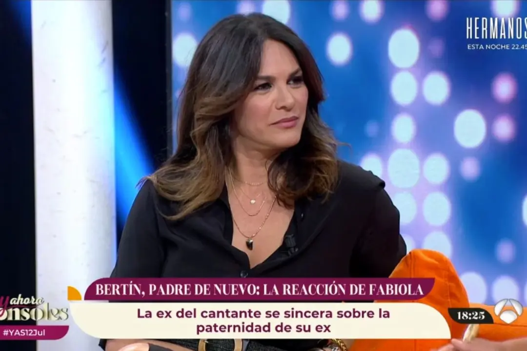 Fabiola Martínez contó su reacción a la paternidad de Bertín en 'Y ahora Sonsoles' - Antena3