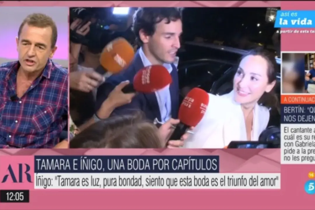 Alessandro Lequio durante su intervención en 'El programa de Ana Rosa' - Telecinco