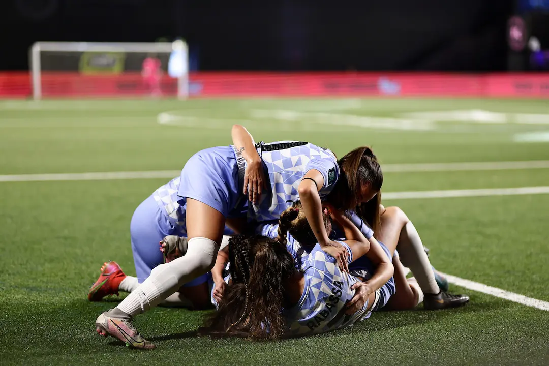 BARCELONA, SPAIN - JULY 15: Queens League Oysho 2023 at Cupra Arena on July 15, 2023 in Barcelona, Spain. (Photo by Ion Alcoba/Quality Sport Images/Queens League)