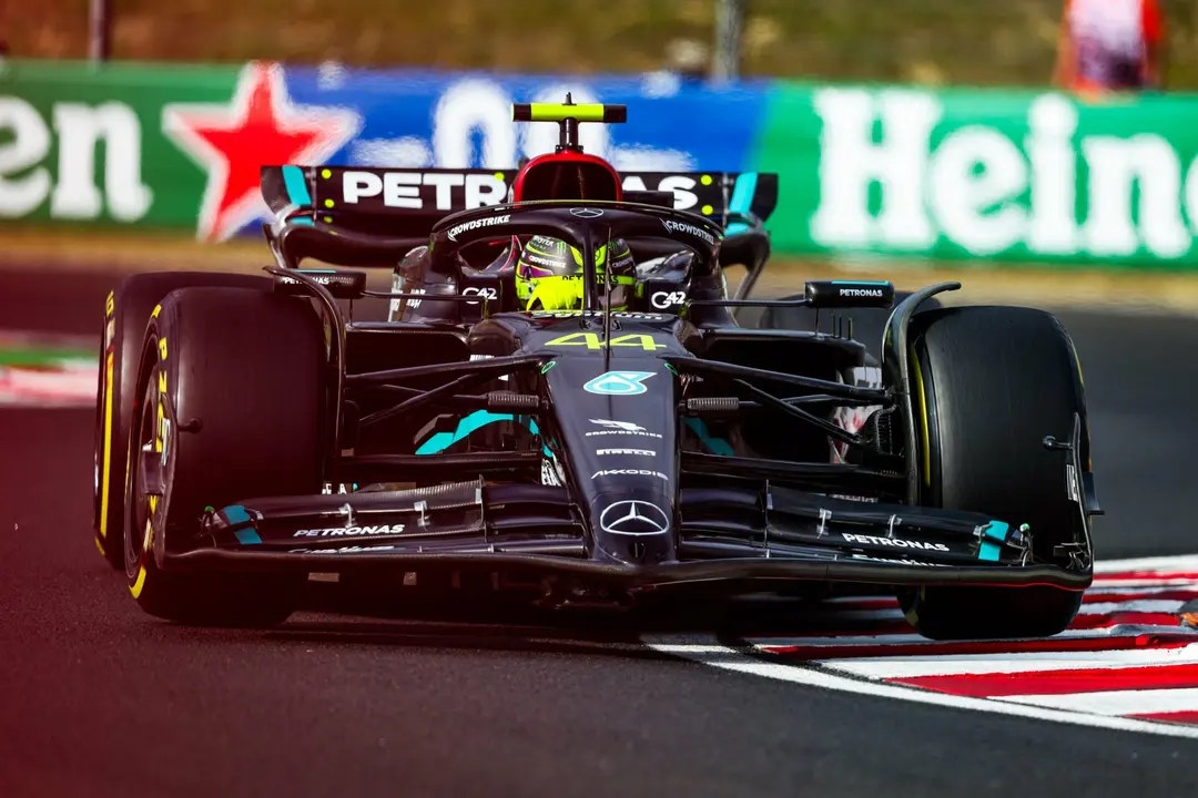 Lewis Hamilton en la clasificación del Gran Premio de Hungría 2023 | Fuente: Mercedes AMG F1 Team