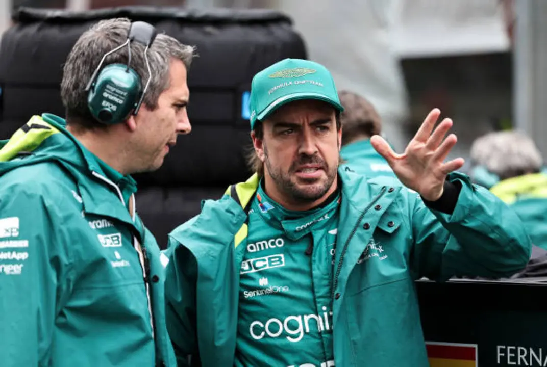 Fernando Alonso en el Gran Premio de Bélgica 2023 | Fuente: Getty Images