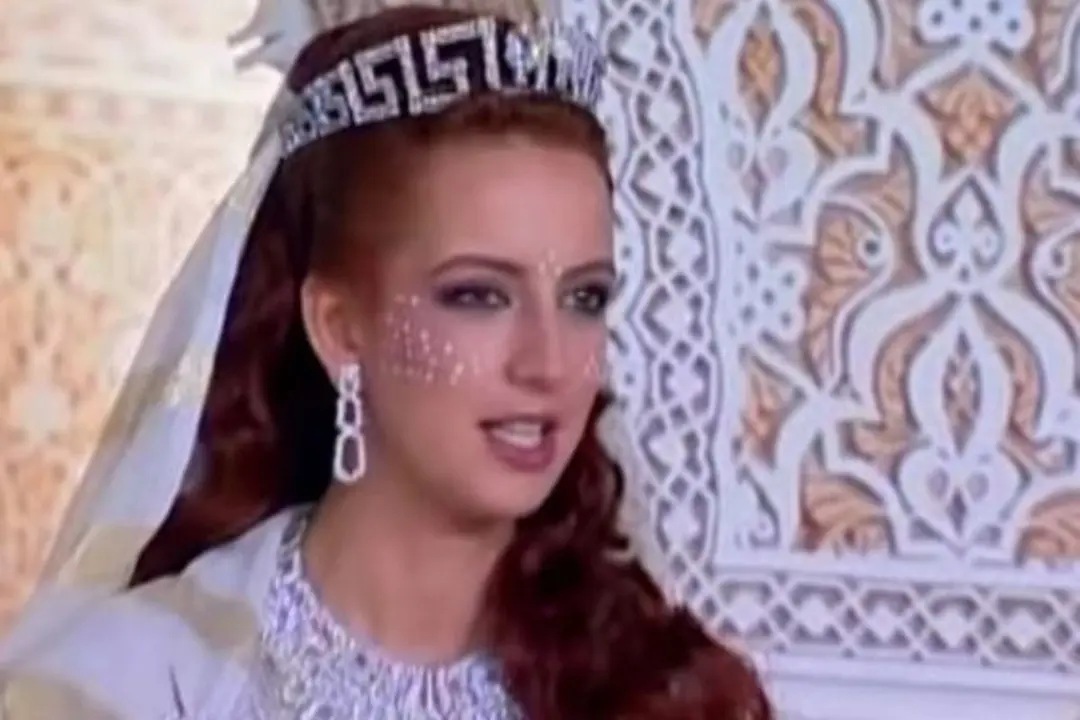 Lalla Salma el día de su boda con Mohamed VI en 2002 - Pinterest
