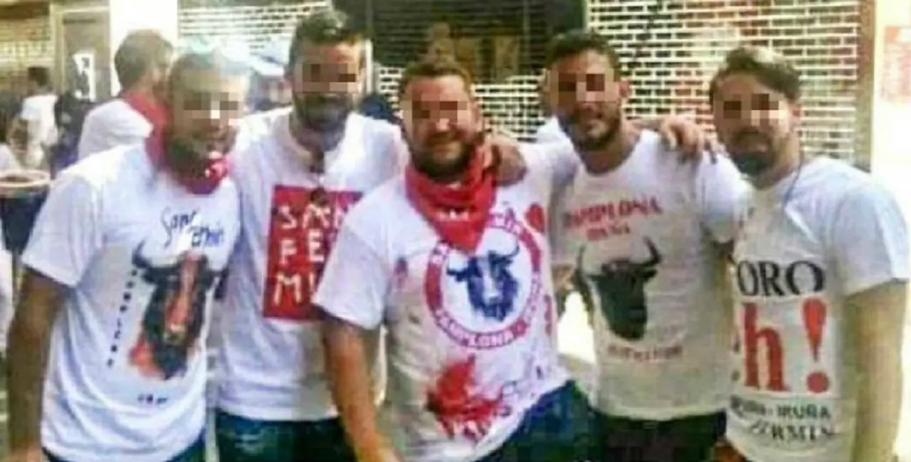 Miembros de "la Manada" / Archivo