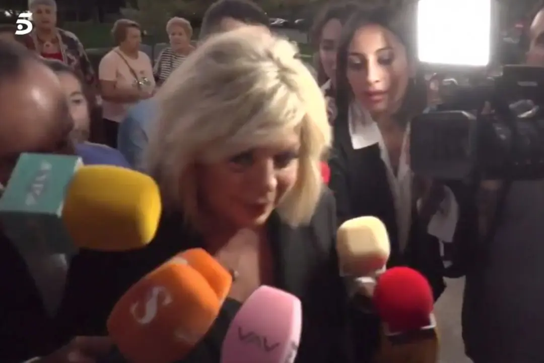 Terelu fue de las primeras en llegar al funeral por María Teresa Campos - Mediaset