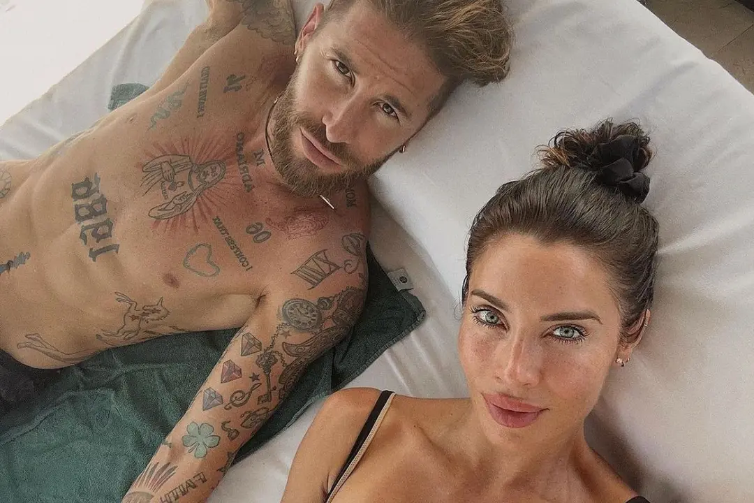 Sergio Ramos y Pilar Rubio en una imagen en redes sociales - Instagram @pilarrubio