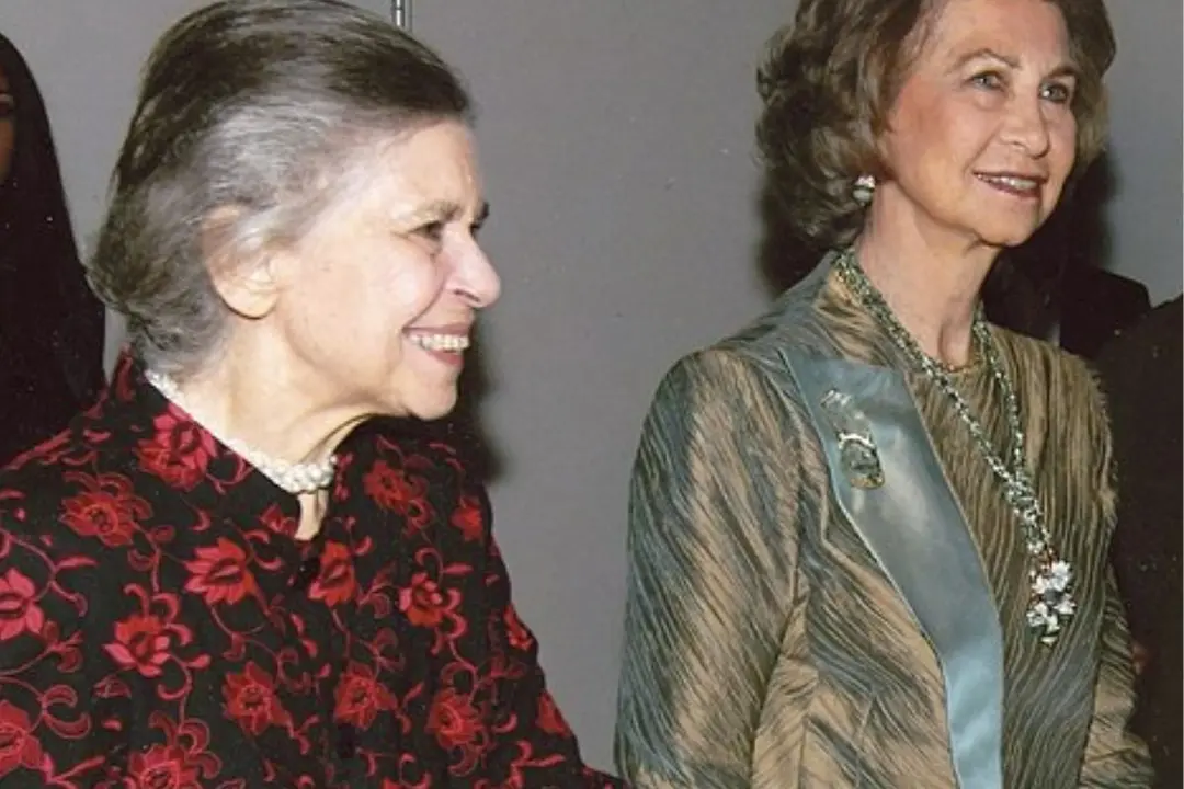 Irene de Grecia y la Reina Sofía en la entrega de las Medallas de Honor del premio BMW de pintura en 2018 - Javier Gayá