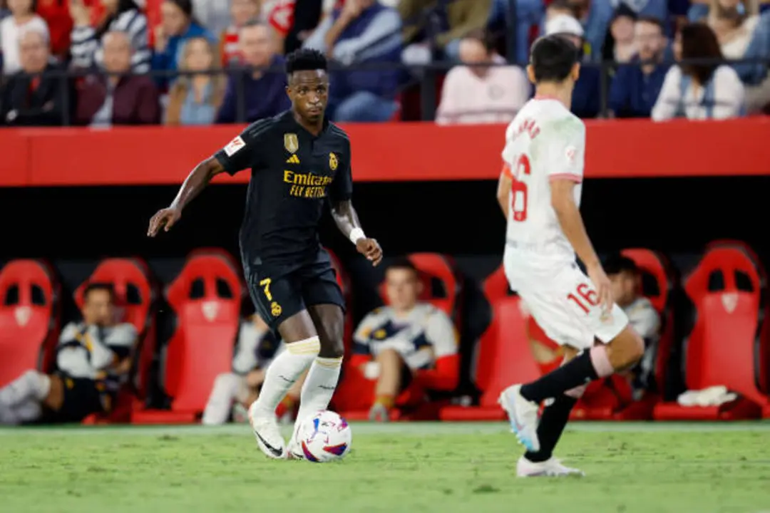 Vinicius en el Sevilla-Real Madrid | Fuente: Getty Images