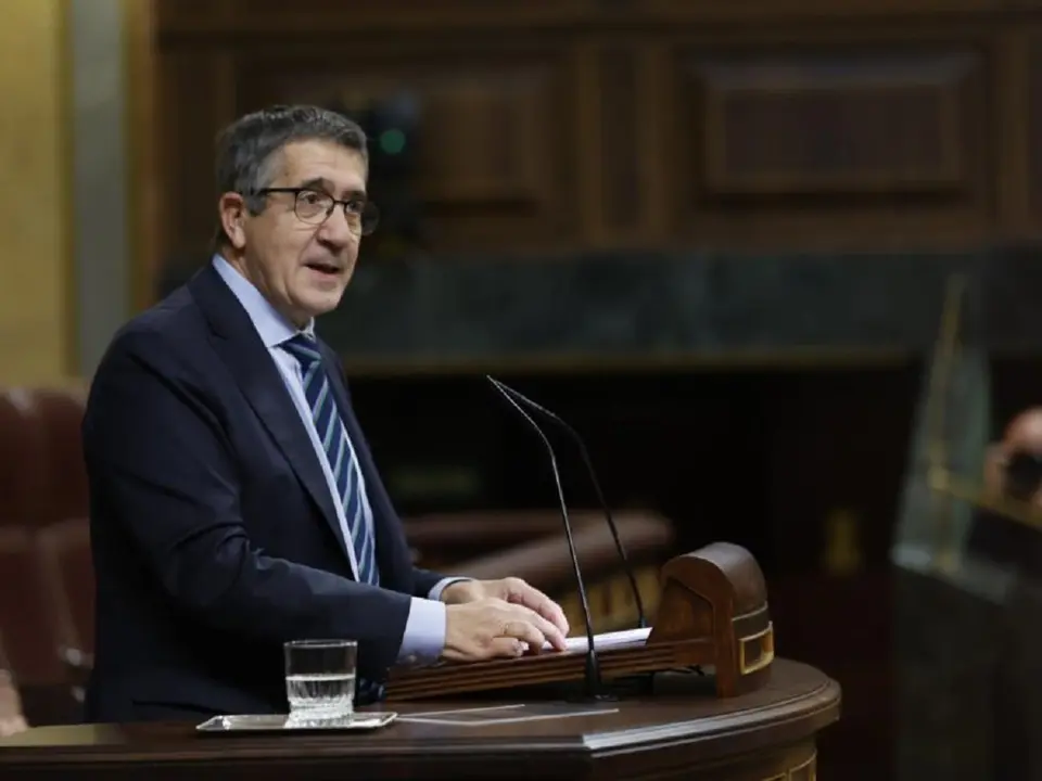 Patxi López, portavoz del Grupo Parlamentario Socialista en el Congreso de los Diputados