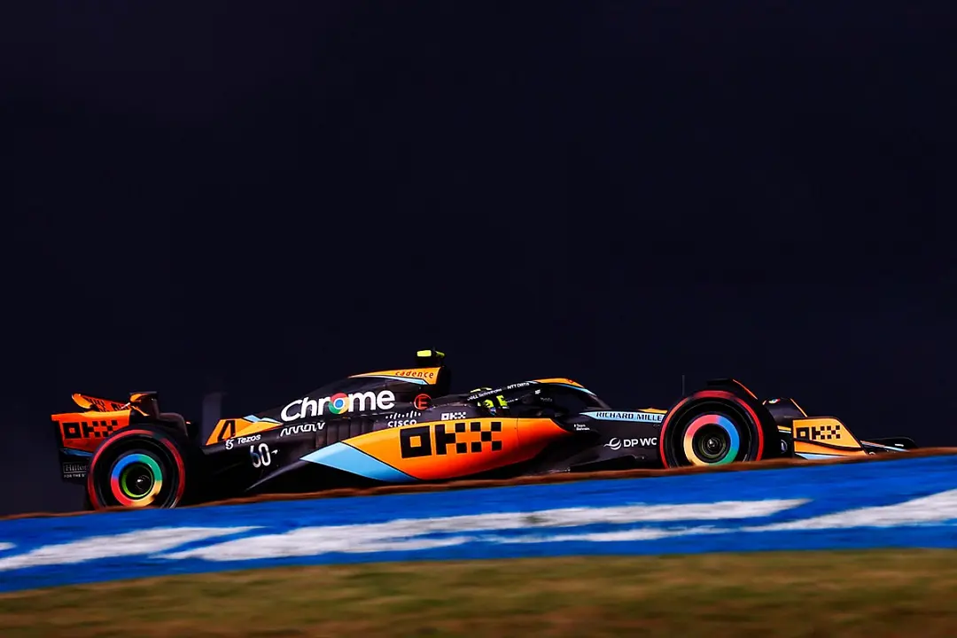 Lando Norris en el Gran Premio de Brasil 2023 de Fórmula 1 | Fuente: McLaren