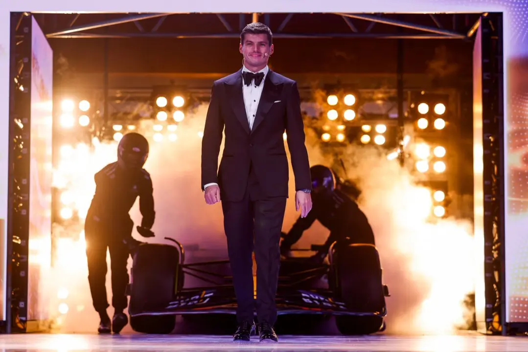 Max Verstappen en la gala de la FIA | Fuente: F1