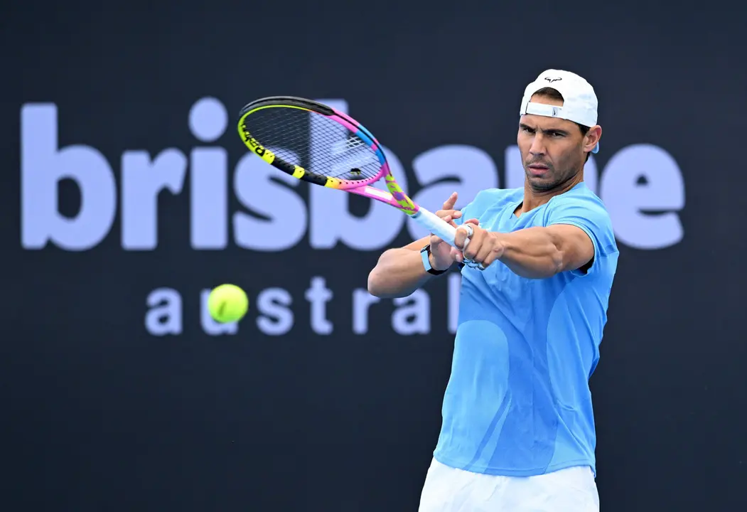 Rafa Nadal en Brisbane | Fuente: Getty Images