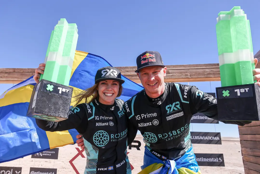 Mikaela Åhlin-Kottulinsky y Johan Kristoffersson | Fuente: Extreme E