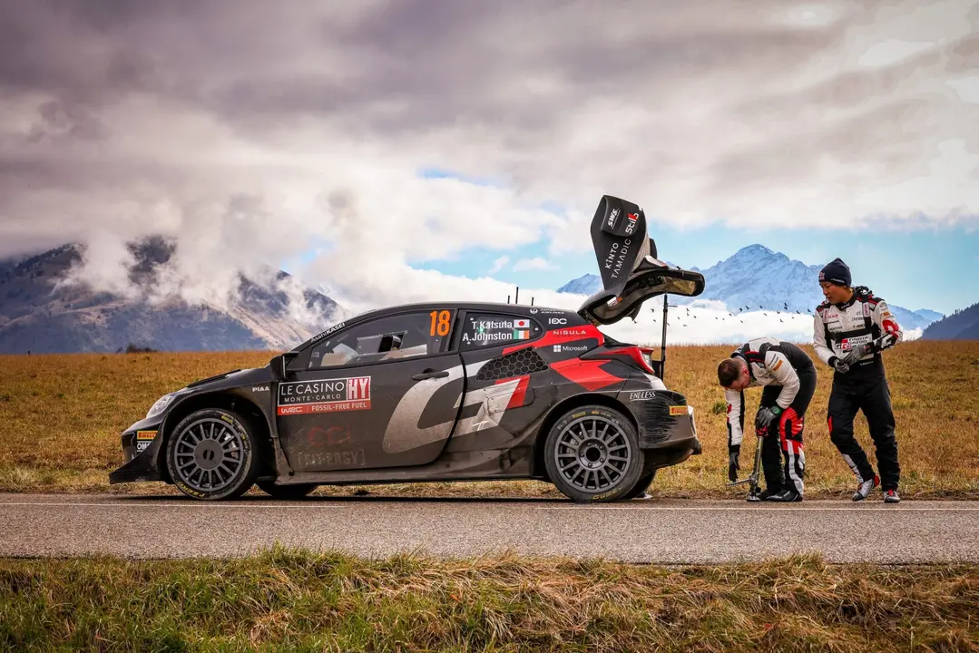 Takamoto Katsuta en Monte-Carlo, 1º ronda del WRC 2024