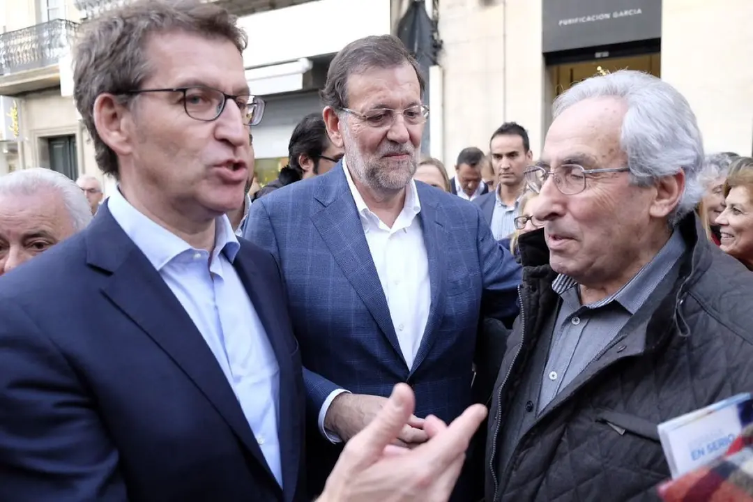 Alberto Núñez Feijóo y Mariano Rajoy, en Vigo / Flickr