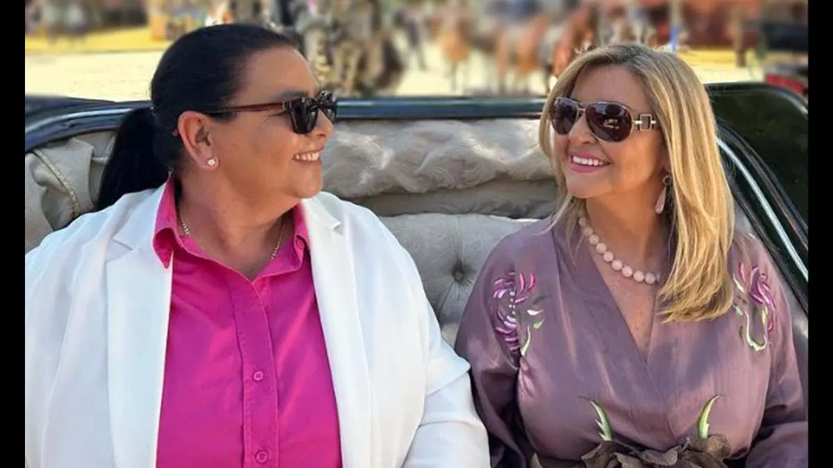 María del Monte y su mujer@instagram