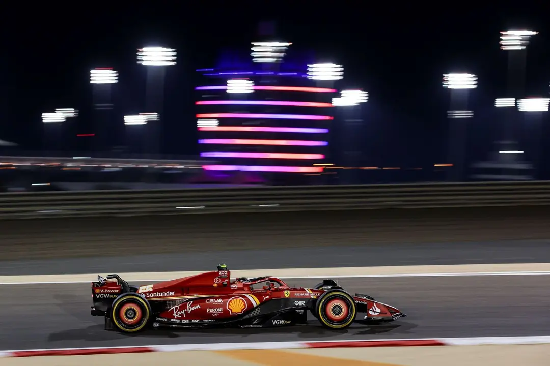 Carlos Sainz en los test de pretemporada de Baréin | Fuente: Ferrari