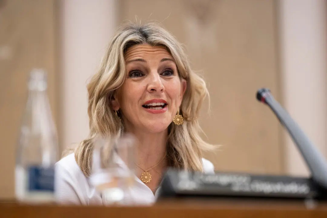 Yolanda Díaz en el Congreso de los Diputados | Fuente: Sumar