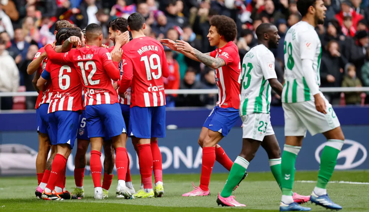 El Atlético de Madrid gana al Betis en la Jornada 27 de LaLiga | Fuente: Ángel Gutiérrez - Atlético de Madrid