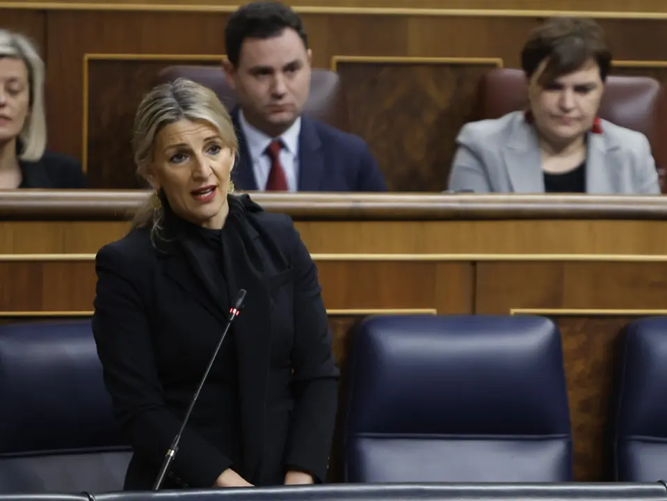 La vicepresidenta segunda y ministra de Trabajo y Economía Social, Yolanda Díaz / Congreso de los Diputados