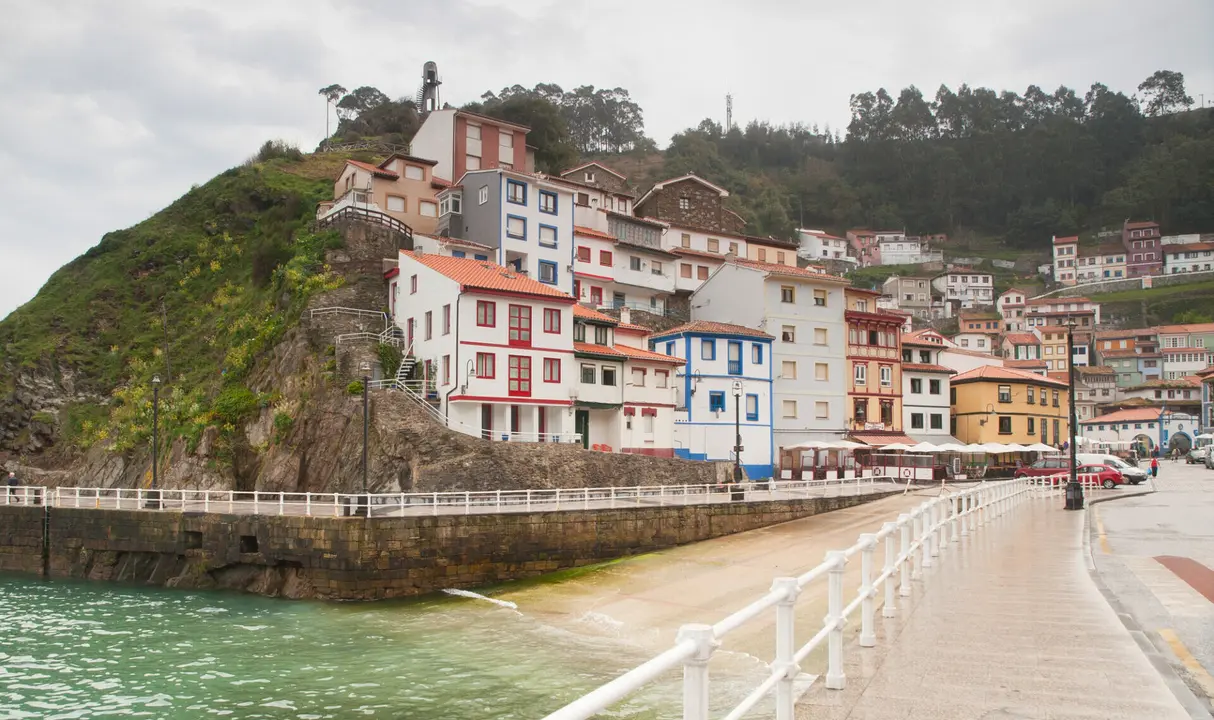Village of Cudillero in Asturias, Galicia, Spain.