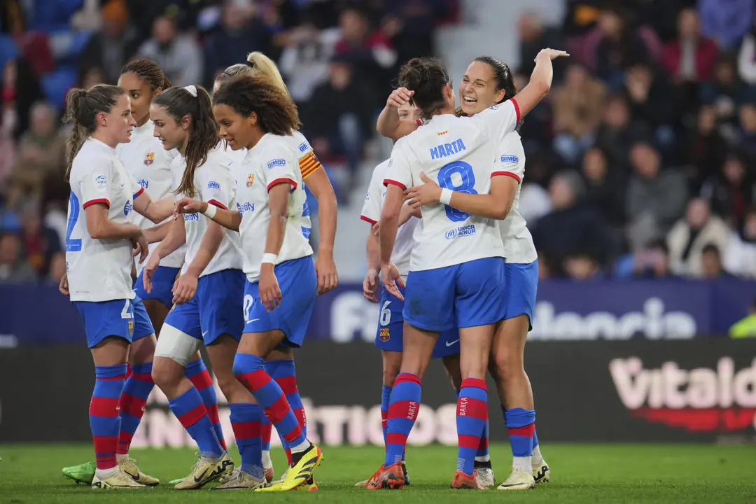 El Barça golea al Levante en la Jornada 22 de la Liga F | Fuente: FC Barcelona Femenino