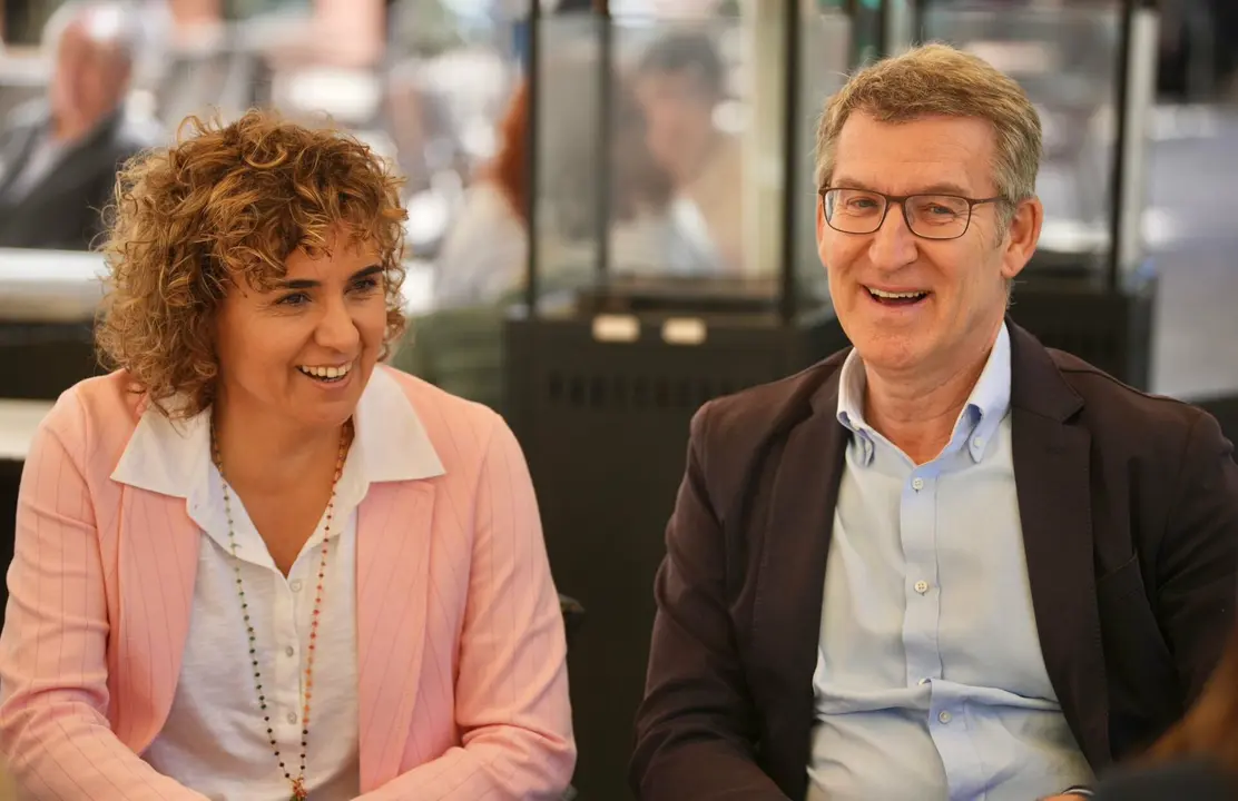 Dolors Monserrat y Alberto Núñez Feijóo | Fuente: @DolorsMM