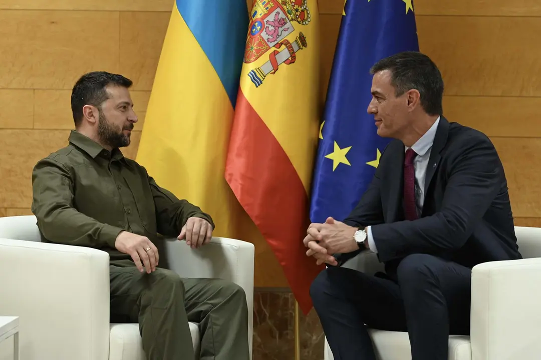 Zelenski y Sánchez | Fuente: Moncloa