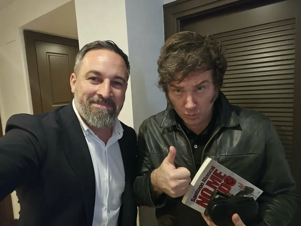 Santiago Abascal y Javier Milei / Plataforma X