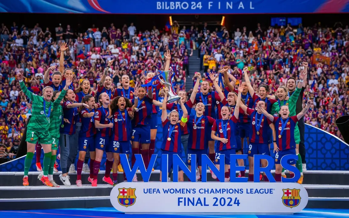 El Barça levanta la Champions | Fuente: FC Barcelona