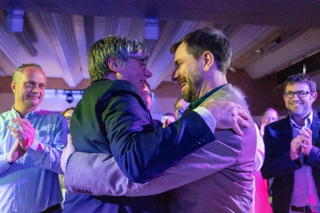 Carles Puigdemont y Toni Comin | Fuente: @toni_comin