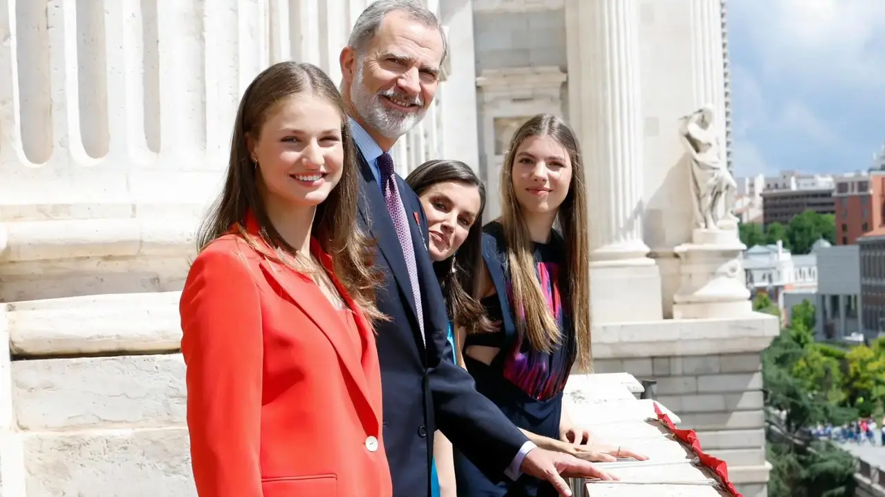 La Familia Real en el décimo aniversario de la coronación de Felipe VI | Fuente: Casa Real