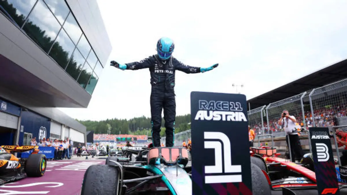 George Russell gana el Gran Premio de Austria | Fuente: Getty Images