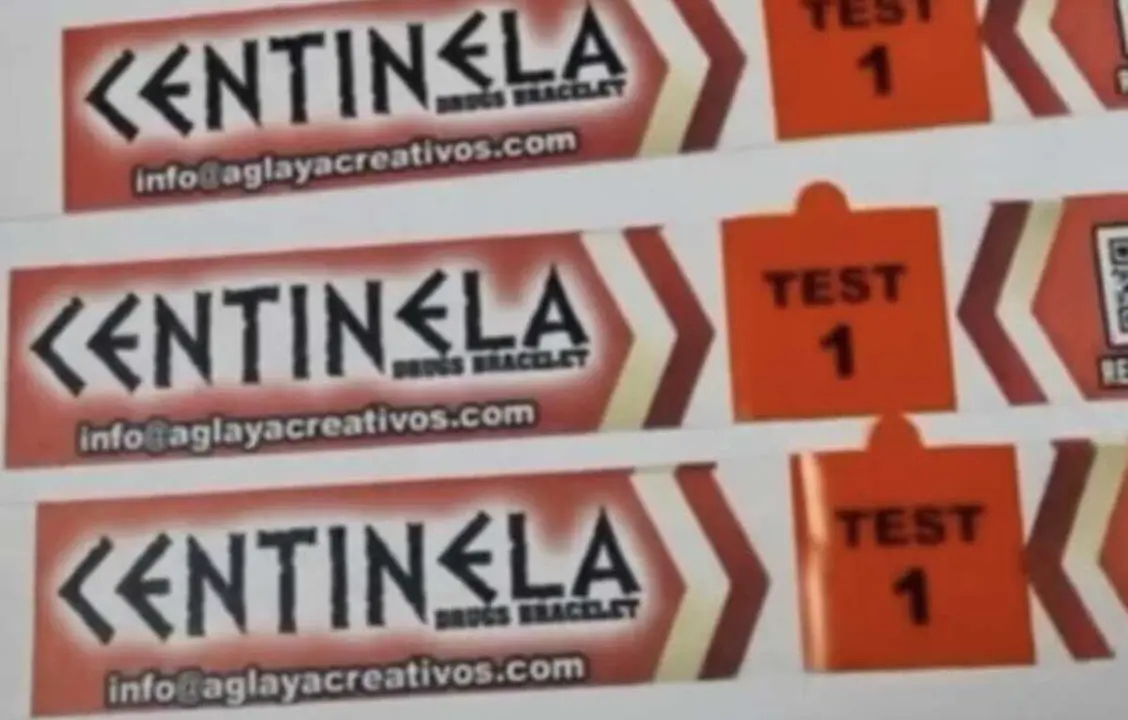 Pulsera centinela | Fuente: Aglaya Creativos vía Instagram