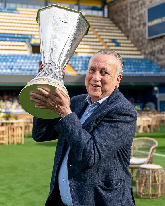 Fernando Roig, presidente del Villarreal. Fuente: @VillarrealCF