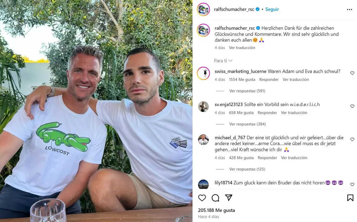 Ralf Schumacher / Instagram